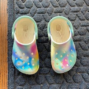 Crocs size 8 toddler girl